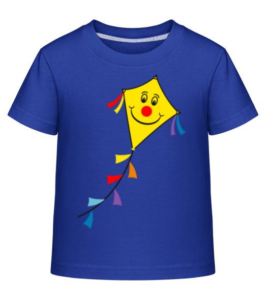 Flugdrache Clown - Kinder Shirtinator T-Shirt - Royalblau - Vorne