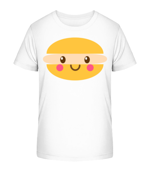 Cute Macaron - Kinder Bio T-Shirt Stanley Stella - Weiß - Vorne