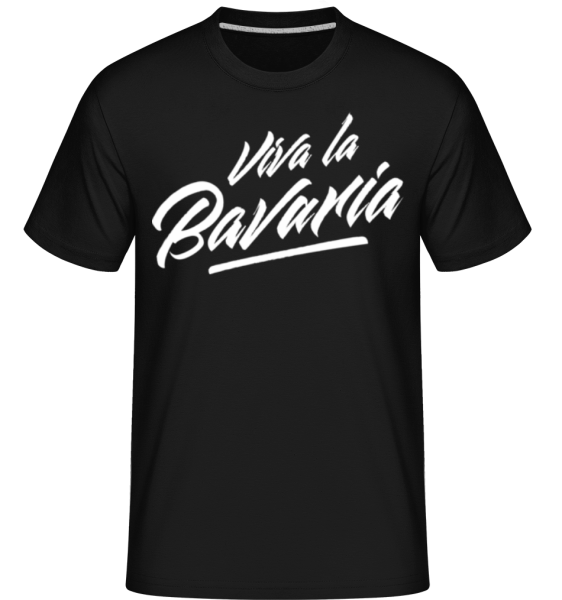 Viva La Bavaria - Shirtinator Männer T-Shirt - Schwarz - Vorne