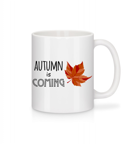 Autumn Is Coming - Tasse - Weiß - Vorn