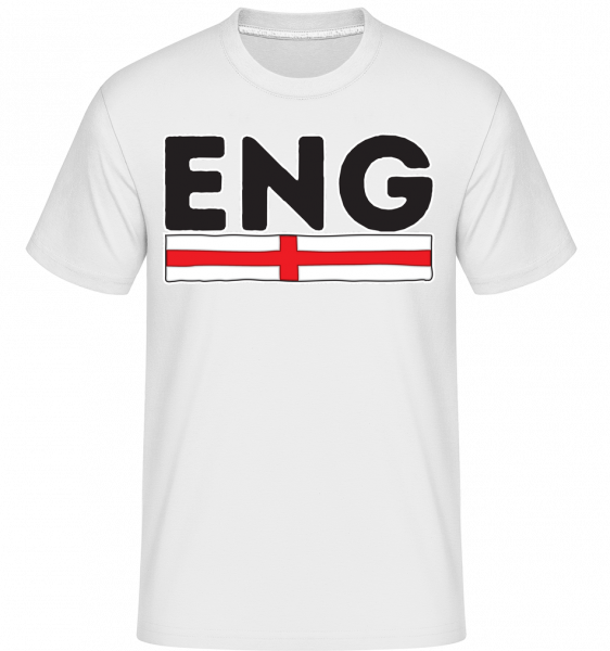Fußball England - Shirtinator Männer T-Shirt - Weiß - Vorn
