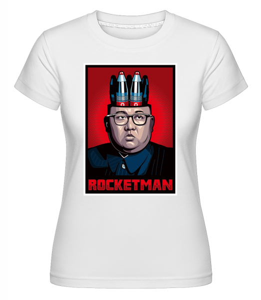 Rocketman - Shirtinator Frauen T-Shirt - Weiß - Vorn