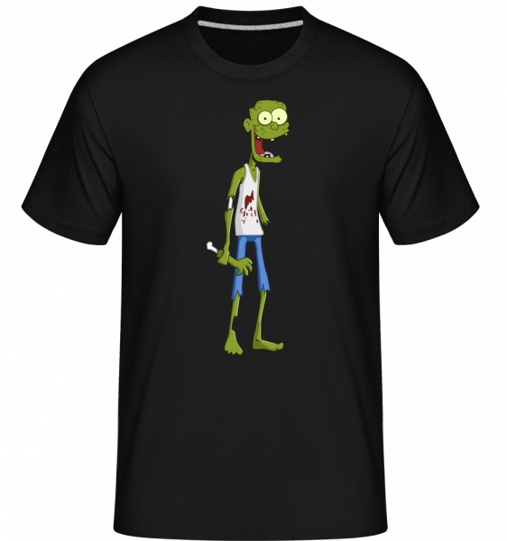 Einarmiger Zombie - Shirtinator Männer T-Shirt - Schwarz - Vorn