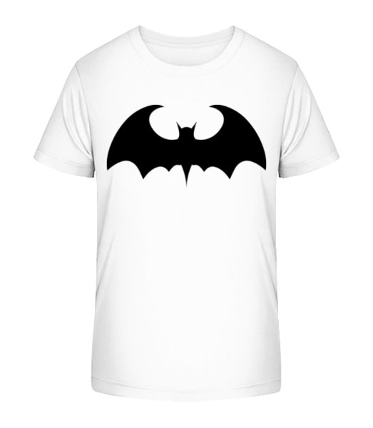 Fledermaus - Kinder Bio T-Shirt Stanley Stella - Weiß - Vorne
