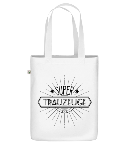 Super Trauzeuge - Bio Tasche - Weiß - Vorne