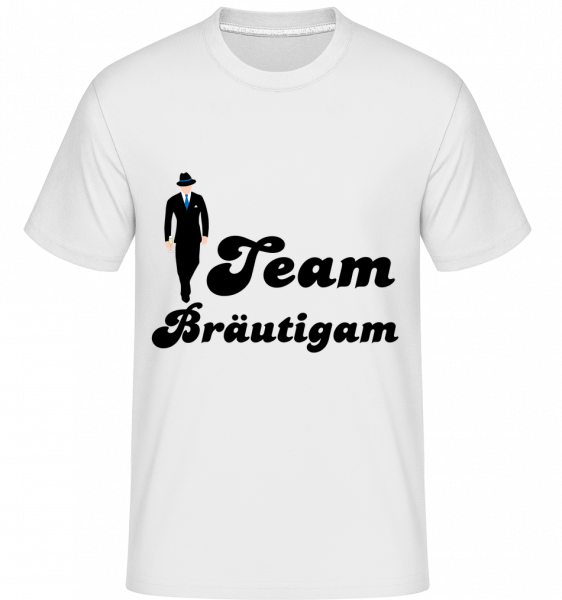 Team Bräutigam - Shirtinator Männer T-Shirt - Weiß - Vorn