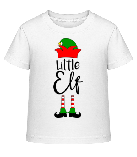 Little Elf - Kinder Shirtinator T-Shirt - Weiß - Vorne
