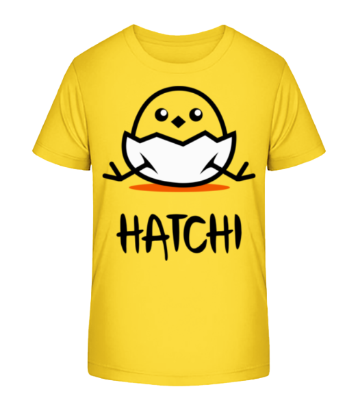 Hatchi - Geplatzes Ei - Kinder Bio T-Shirt Stanley Stella - Gelb - Vorne