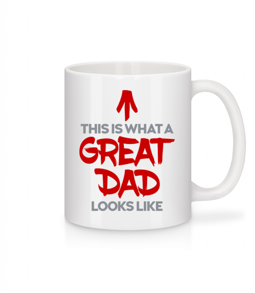 Great Dad Looks Like - Tasse - Weiß - Vorn