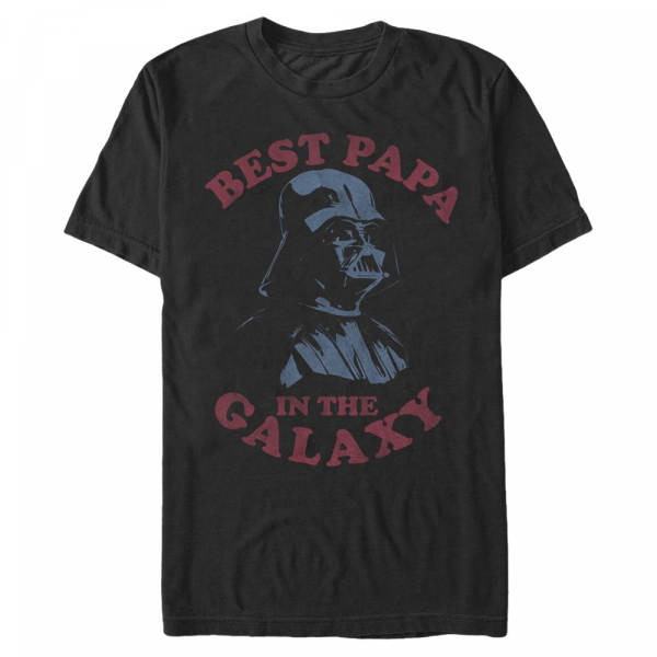 Star Wars - Darth Vader Best Papa - Vatertag - Männer T-Shirt - Schwarz - Vorne
