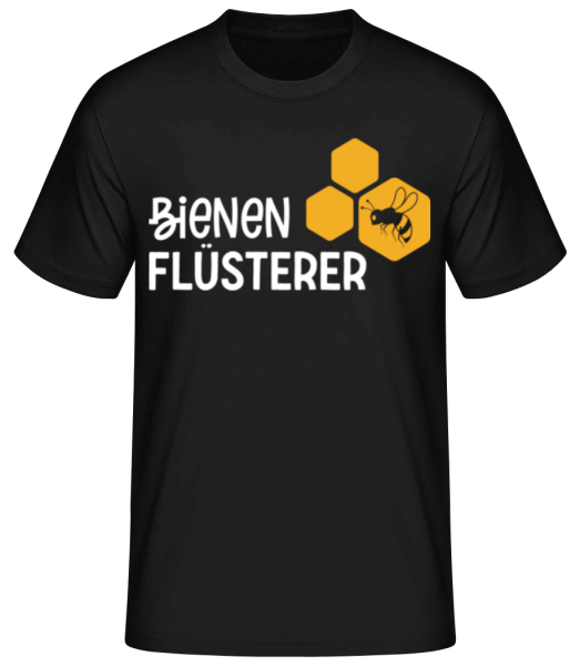 Bienen Flüsterer - Männer Basic T-Shirt - Schwarz - Vorne
