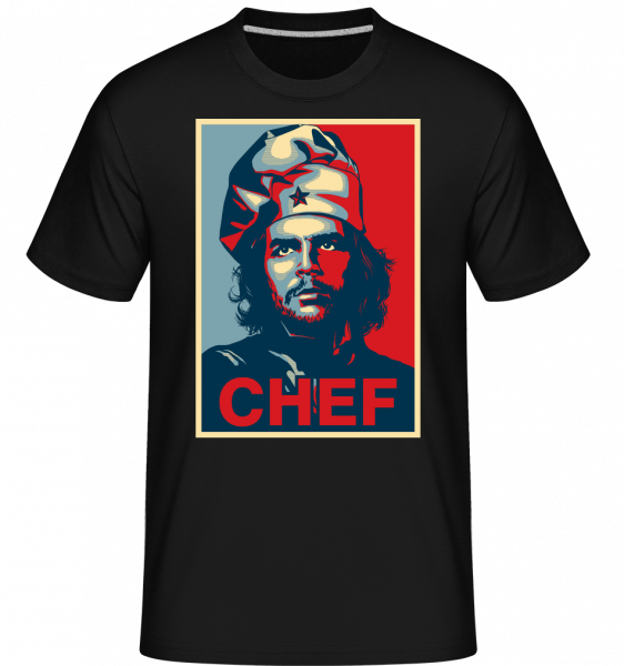 Chef - Shirtinator Männer T-Shirt - Schwarz - Vorn