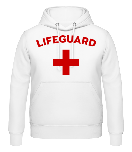 Lifeguard - Männer Hoodie - Weiß - Vorne