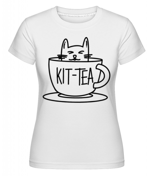 Kit Tea - Shirtinator Frauen T-Shirt - Weiß - Vorne