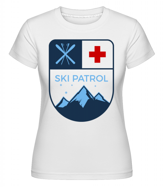Skipatrol Icon - Shirtinator Frauen T-Shirt - Weiß - Vorn