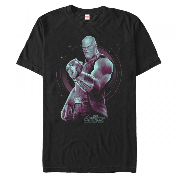 Marvel - Avengers Infinity War - Thanos The Mad Titan - Männer T-Shirt - Schwarz - Vorne