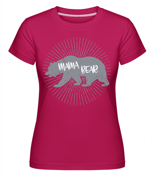 Mama Bear - Shirtinator Frauen T-Shirt - Magenta - Vorn
