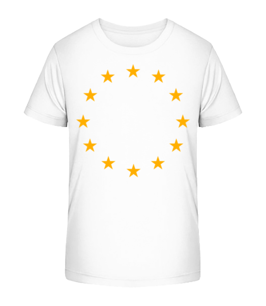 EU Stars - Kinder Bio T-Shirt Stanley Stella - Weiß - Vorne