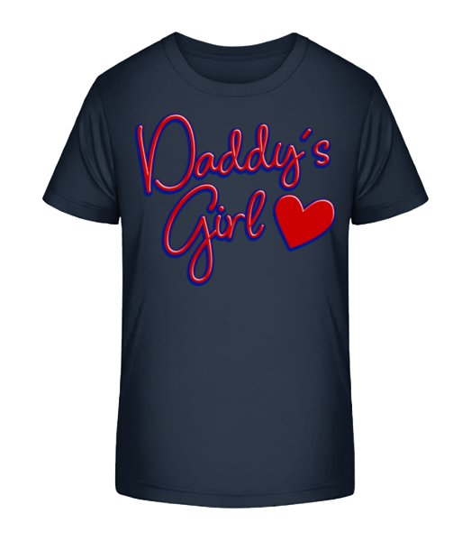 Daddy's Girl - Kinder Bio T-Shirt Stanley Stella - Marine - Vorne