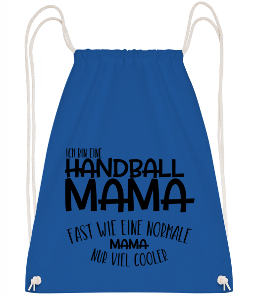 Ich Bin EineHandball Mama - Turnbeutel - Royalblau - Vorn