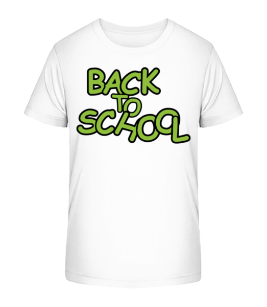 Back To School - Kinder Bio T-Shirt Stanley Stella - Weiß - Vorne