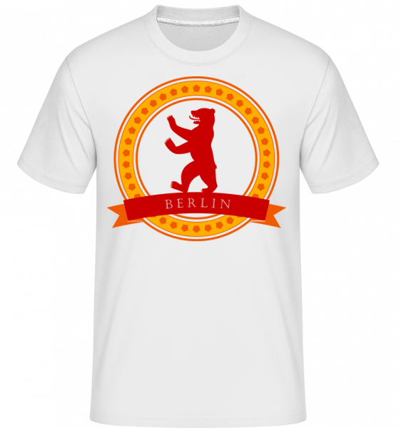 Berlin Bear Icon - Shirtinator Männer T-Shirt - Weiß - Vorn