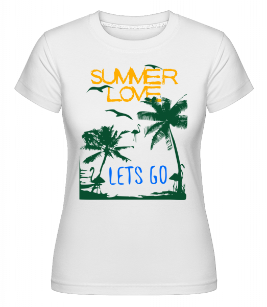 Summer Love Icon - Shirtinator Frauen T-Shirt - Weiß - Vorn