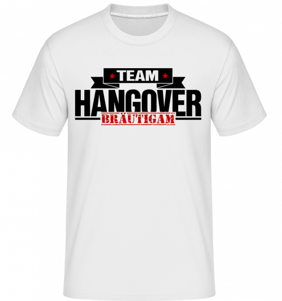 Team Hangover Bräutigam - Shirtinator Männer T-Shirt - Weiß - Vorn