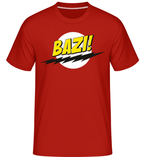 Bazi - Shirtinator Männer T-Shirt - Rot - Vorne