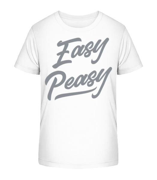 Easy Peasy - Kinder Bio T-Shirt Stanley Stella - Weiß - Vorne