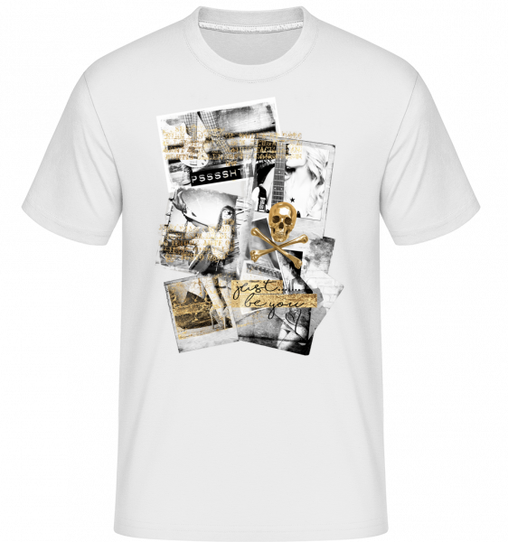 Golden Lifestyle - Shirtinator Männer T-Shirt - Weiß - Vorn