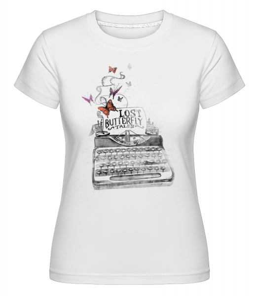 Lost Butterflys - Shirtinator Frauen T-Shirt - Weiß - Vorn