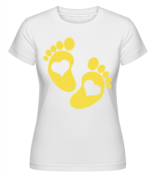 Baby Füße - Shirtinator Frauen T-Shirt - Weiß - Vorn