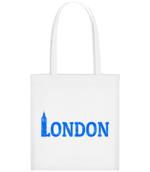 London UK - Stofftasche - Weiß - Vorne