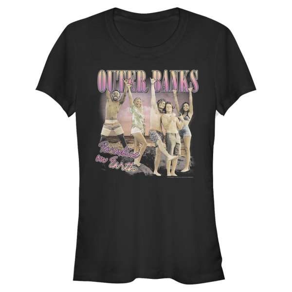 Netflix - Outer Banks - Skupina Squad - Frauen T-Shirt - Schwarz - Vorne