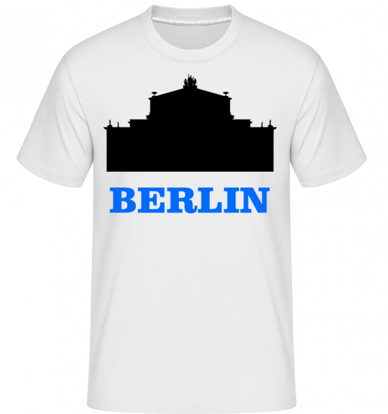Berlin Skyline - Shirtinator Männer T-Shirt - Weiß - Vorn