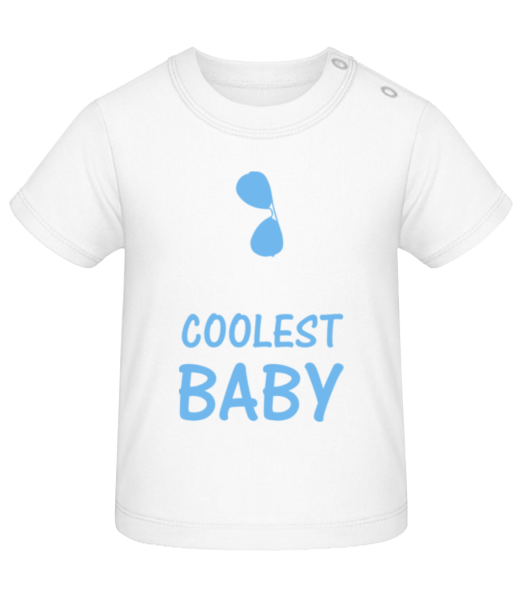 Coolest Baby - Baby T-Shirt - Weiß - Vorne