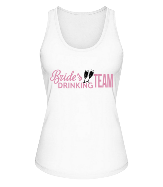 Brides Drinking Team - Frauen Bio Tank-Top Stanley Stella - Weiß - Vorne