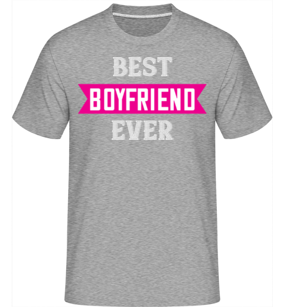 Best Boyfriend Ever - Shirtinator Männer T-Shirt - Grau meliert - Vorne