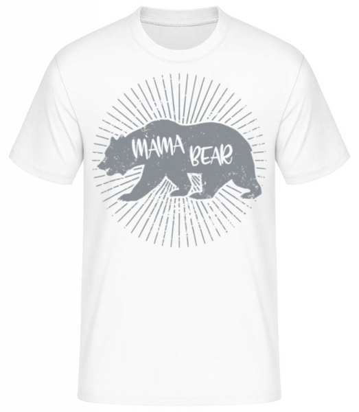Mama Bear - Männer Basic T-Shirt - Weiß - Vorne